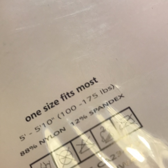 Sheer floral design pantyhose , white - Picture 4 of 4